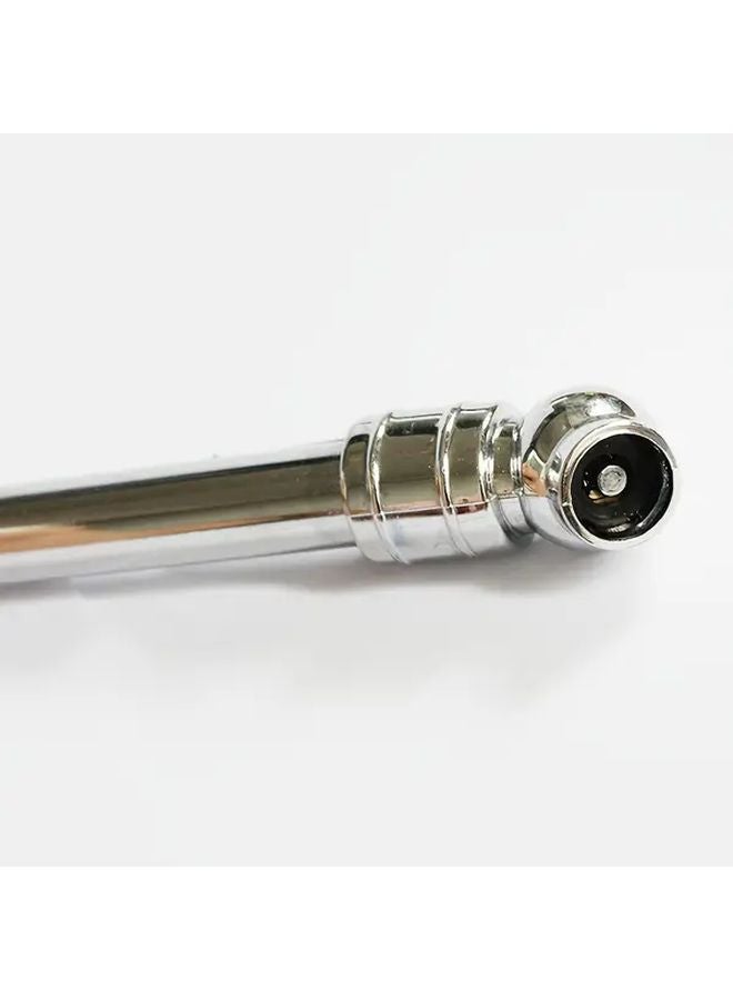 Silvery Portable Tire Pressure Gauge for Accurate Measurement - Image 2